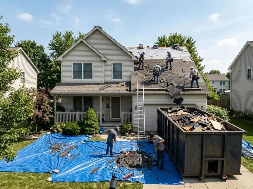 roof-replacement-debris-remova-004 — frequently asked questions, Cheapest Dumpster Rentals in Vero Beach, FL